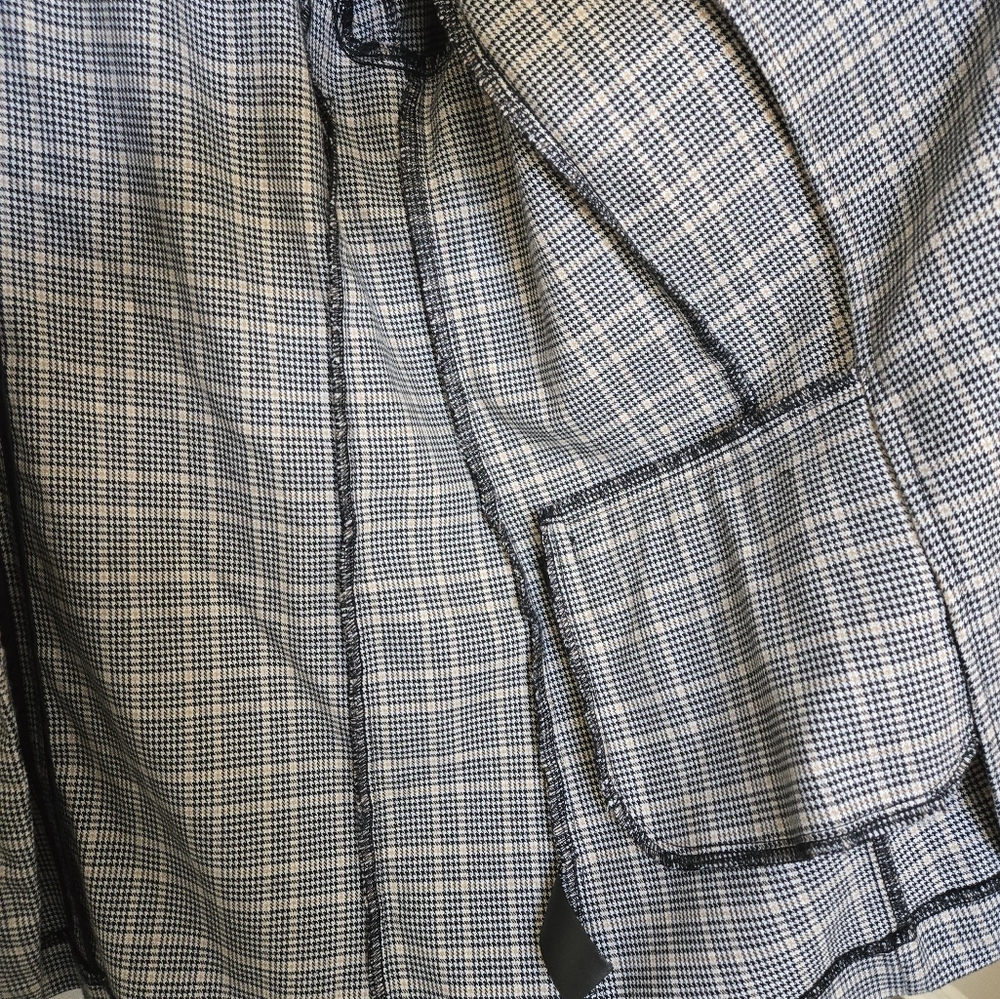 Plaid Long Blazer Jacket size XS - Picture 8 of 15